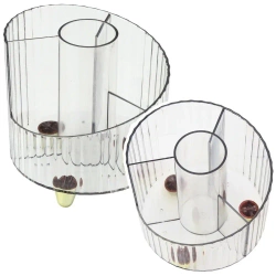 Organizer na przybory szkolne biały - Leantoys