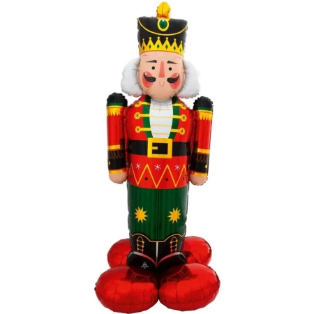 Balon foliowy AirLoonz dziadek do orzechów 60x154 - Amscan