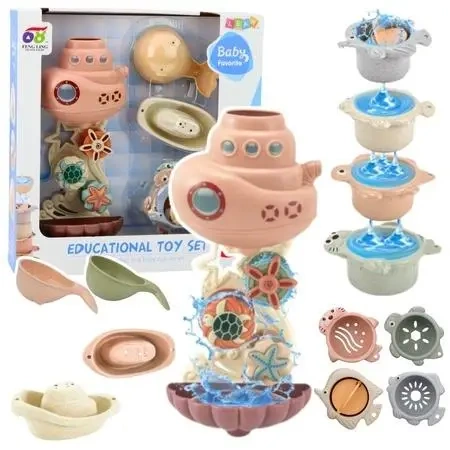 Zabawki do kąpieli 9el - Leantoys