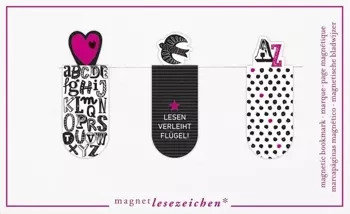 Zakładki magnetyczne - Literki - Moses