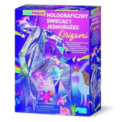 KidzMaker Holograficzny świecący Jednorożec - 4M Industrial Development Ltd.