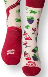 Skarpety wino 36-40 - Nadwyraz.com