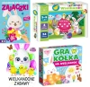 GOTOWA PACZKA WIELKANOCNA: Gra. Loteryjka, Kolorowanka, Książka + naklejki