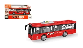 Pojazd autobus ze światłem i dźwiękiem - SWEDE