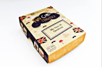 Fun Card English My Next 50 Questions CREATIVO - Paweł Dwornik