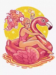 Malowanie po numerach - Letni odpoczynek 30x40cm - Ideyka