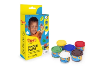 Farby do malowania palcami 6 kolorów po 35ml - JOVI