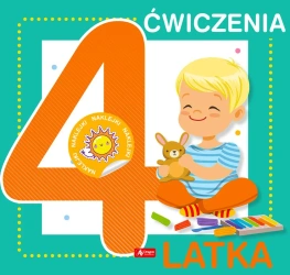 Ćwiczenia 4-latka z naklejkami - opracowanie zbiorowe