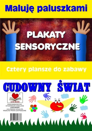 Plakaty sens. Maluję paluszkami. Cudowny świat - Agnieszka Wileńska