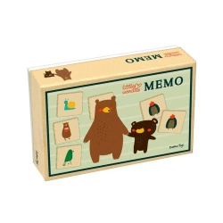 Memory, Gra pamięciowa dla Dzieci, Little Woodies - Barbo Toys