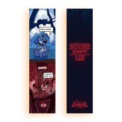 Zakładka kartonowa - Books Dont Lie - Molom