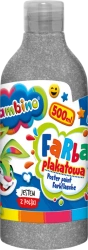 Farba plakatowa srebrna 500ml BAMBINO - ST-MAJEWSKI