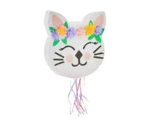 Piniata Kotek z kwiatami 33x35x7.5cm - Godan