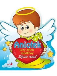 Aniołek uczy dzieci modlitwy "Ojcze nasz" - praca zbiorowa