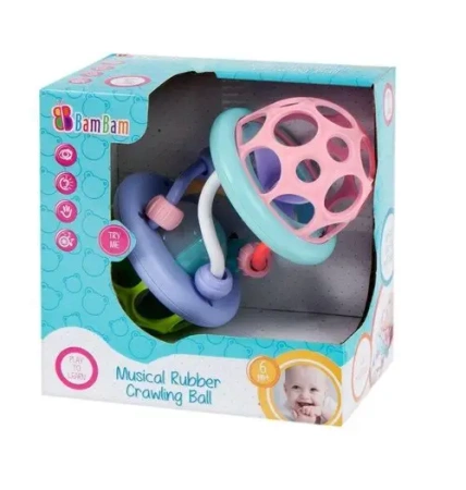 Muzyczna gumowa kula bambam 429201