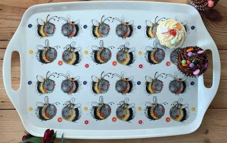 Taca kuchenna duża Szczęśliwe pszczoły - Alex Clark