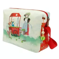 Torba na ramię z nadrukiem - An Apple A Day - Santoro