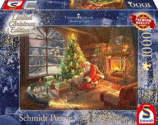 Puzzle 1000 PQ T. Kinkade Przesyłka od Świętego Mikołaja 108132 - Schmidt Puzzle