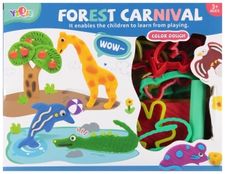 Masa Plastyczna z Akcesoriami Safari Mega Creative 567759