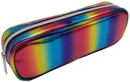 Piórnik saszetka tuba z zamkiem Metallic Happy Color