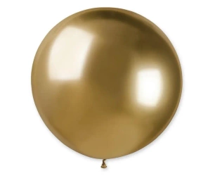 Balon kula shiny złota 0,80m - Godan