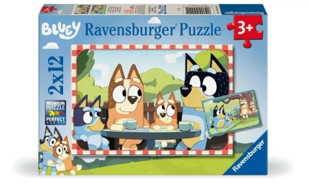 Puzzle dla dzieci 2D: Bluey 2x12el - Ravensburger