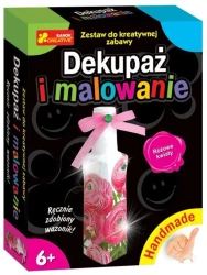 Handmade - Dekupaż i malowanie. Różowe kwiaty - Ranok-Creative