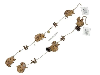 Zawieszka ozdobna z korka 85cm MIX - ADAR