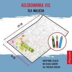 Kolorowanka Podłogowa XXL. Zabawa - praca zbiorowa
