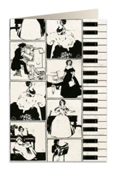 Karnet B6 + koperta 5731 Pianino - Tassotti