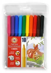 P Pisaki 10 kolorów Koh-i-noor 7710/2aj Etui Plast g