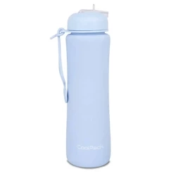 Bidon silikonowy 600ml Collpack Pump pudrowy niebieski - PATIO