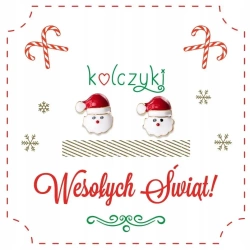 Kolczyki świąteczne na prezent Santa - Be-Happy Gifts