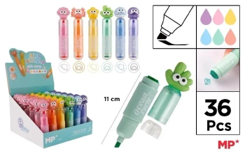 Zakreślacz ze stempelkiem - morskie zwierz. (36sz) - MP Main Paper