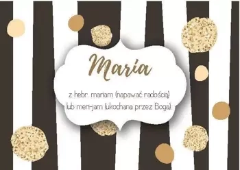 Magnes Imiona - Maria - Szaron