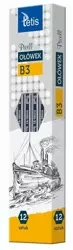 Ołówek PIXELL heksag.twar.B3 12szt. KV060-B3 - Tetis