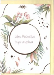 Karnet B6 Ślub cytat - Dzika róża - Henry