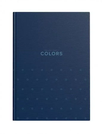 Zeszyt A5/192k kratka oprawa twarda Color niebieski Top