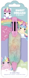 Długopis 6 kolorowy Sweet Dreams KL11544 mix kolorów - Kids Euroswan