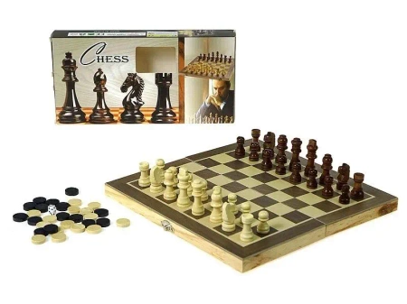 Szachy i warcaby drewniane - ADAR