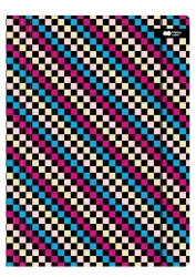 Teczka A4+ z gumką Skate szachownica HAPPY COLOR - GDD