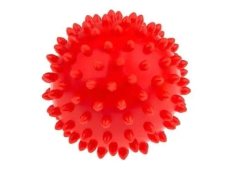 Piłka rehabilitacyjna czerwona 9cm - Tullo