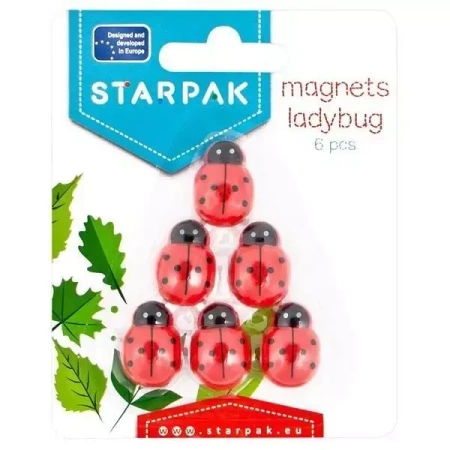 Magnes biedronka 6szt - STARPAK