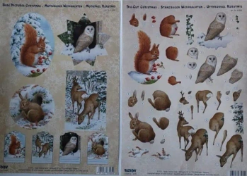 Zestaw 2 arkuszy A4 3D sztancowane - Galeria Hobby