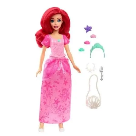 DISNEY Princess Arielka+akcesoria HLX34 /5 - Mattel