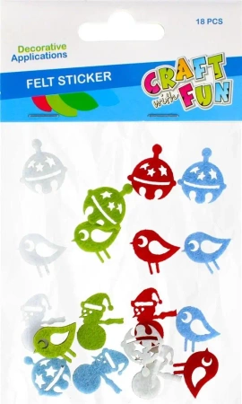 Ozdoba Bn Filc Mikolaj samoprzylepna 18szt Cf Pbh 12/14