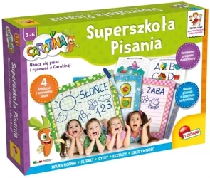 Zestaw edukacyjny Superszkoła pisania Carotina - Lisciani