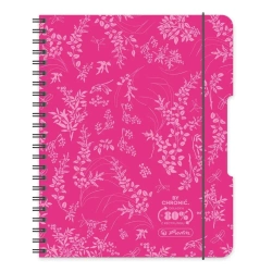 Brulion na spirali B5/80K kratka różowy (2szt) - HERLITZ