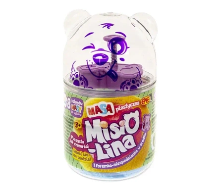Misiolina Masa plastyczna niebieska 60g + foremka - EPEE