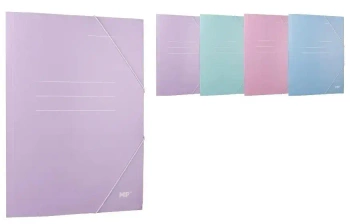 Teczka kartonowa A4 z gumką MIX - MP Main Paper